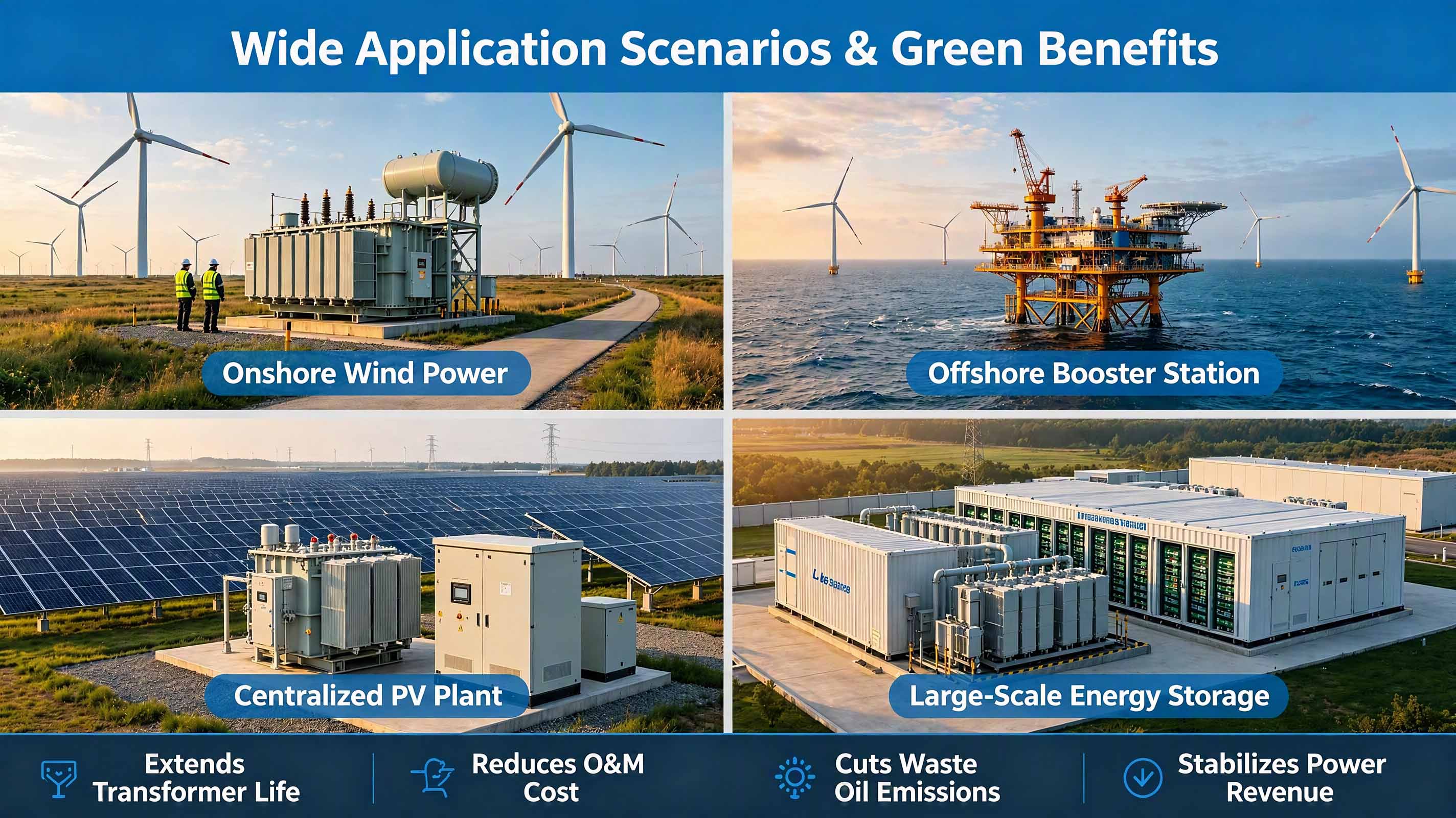Transformer Wide Application Scenarios & Green Benefits Skenario Aplikasi Luas Transformer & Manfaat Ramah Lingkungan