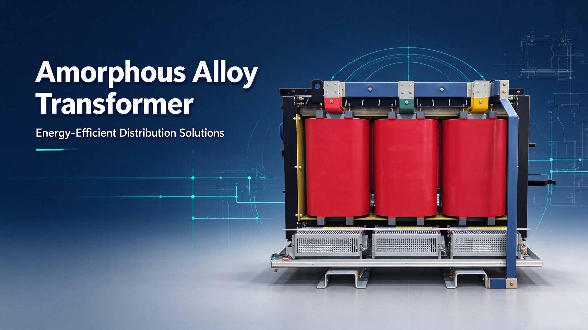 amorphous alloy transformer transformator paduan amorf