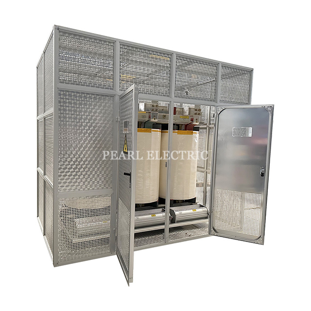 Isolasi transformator tipe kering dengan kandang paduan aluminium