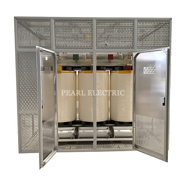 Isolasi transformator tipe kering dengan kandang paduan aluminium