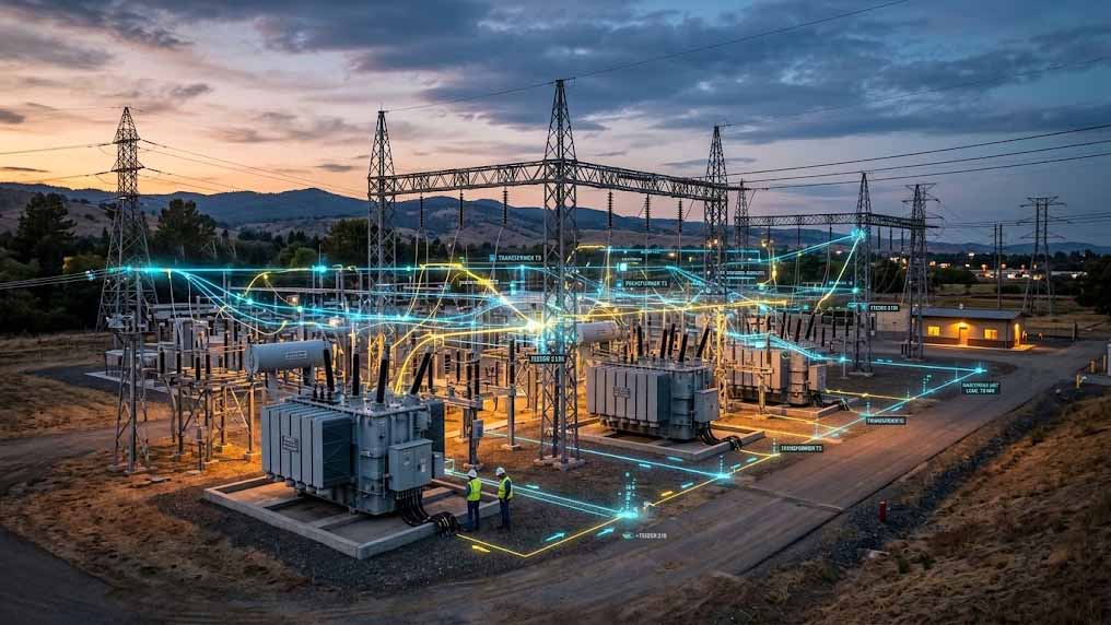 transformator skala besar di gardu induk dan integrasi jaringan energi baru