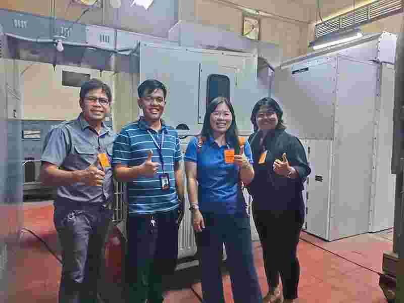 Insinyur Pearl Electric melakukan inspeksi pasca-penjualan untuk National Power Corporation (NPC) Filipina