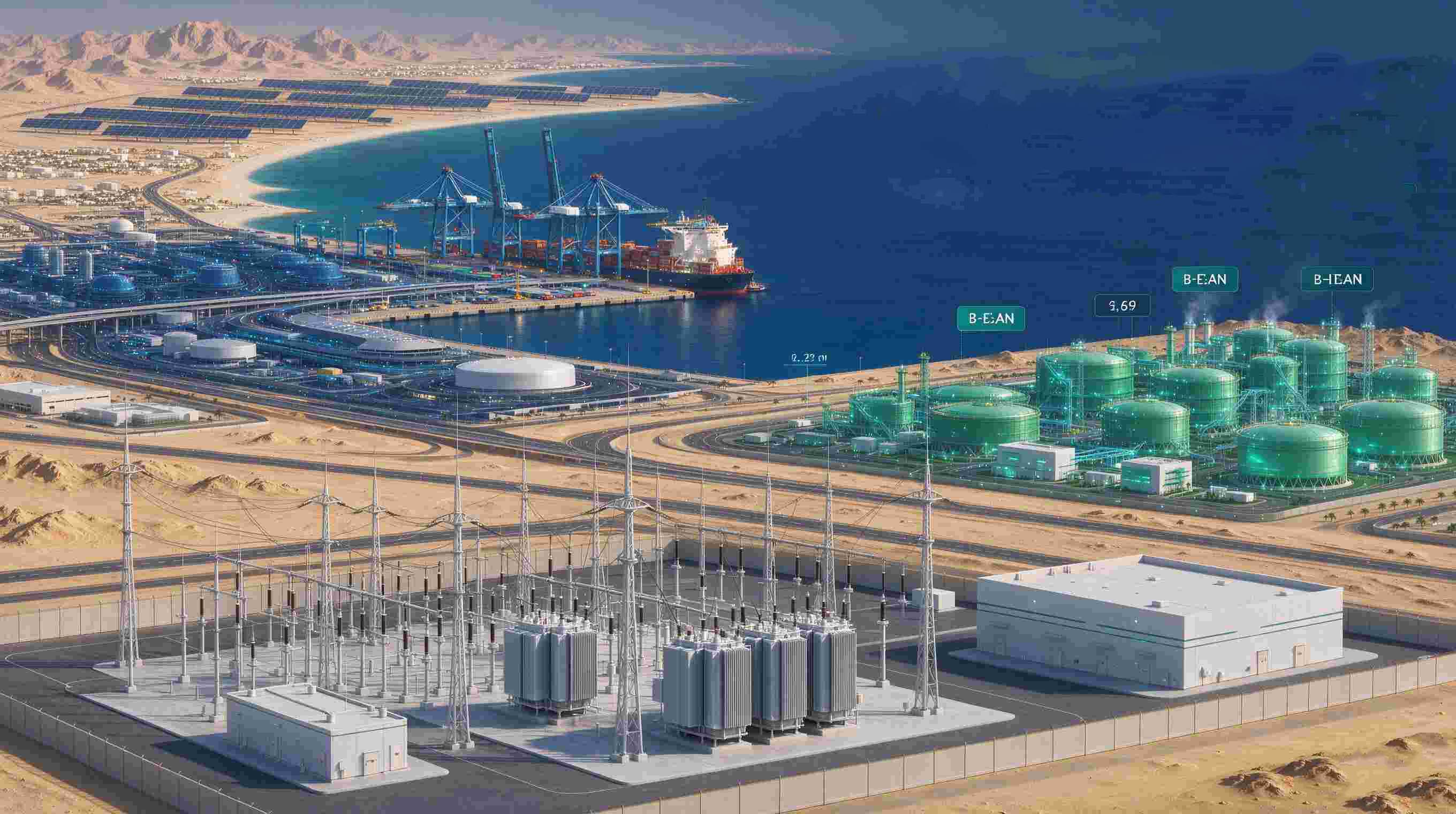 Pearl Electric Supply Transformers untuk Pusat Industri OXAGON Melengkapi NEOM Arab Saudi dengan Infrastruktur Energi Ramah Lingkungan